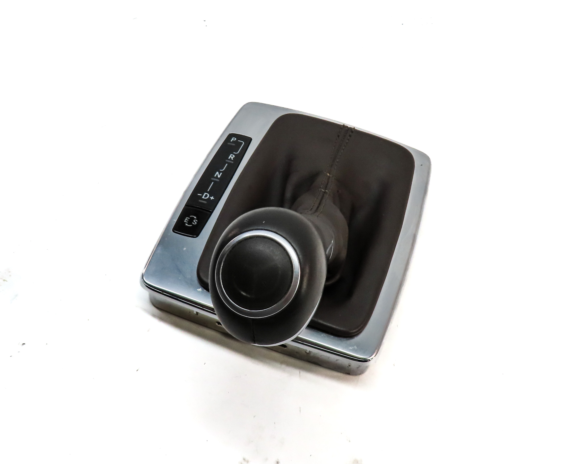 13 MERCEDES C300 W204 AUTO TRANSMISSION SHIFT SHIFTER KNOB HANDLE w/BOOT (BROWN) — exact item pictured
